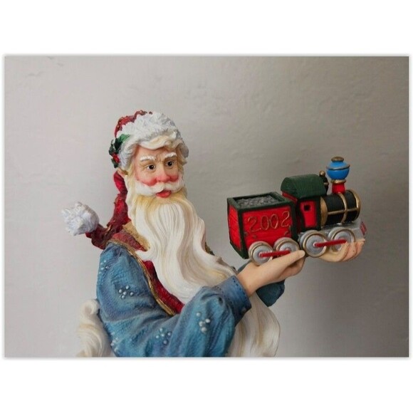 Vintage Lenox 2002 Pencil Santa "The Toy Maker" Pencil Santa Collection NEW - Picture 3 of 14